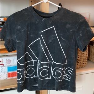 Adidas Crop Top Tye Dye - Black - M